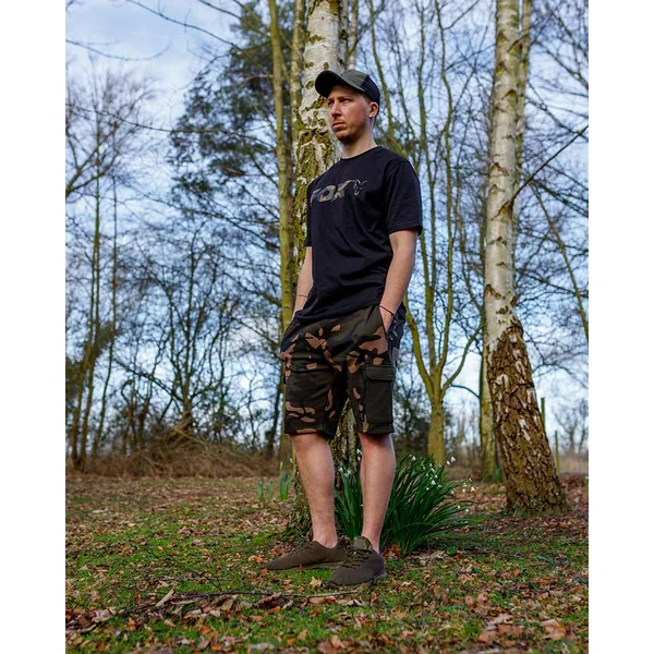 Camiseta con logo Black Camo