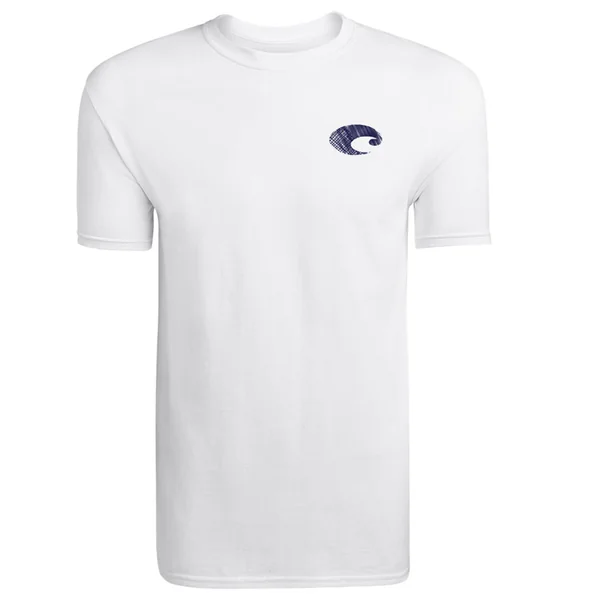 Camiseta Costa Logo Oak Elements azul/blanco