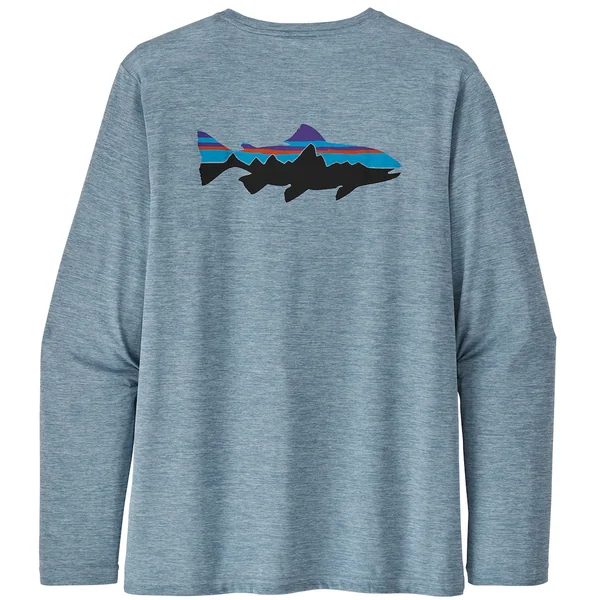 Camiseta Patagonia L/S Cap Cool Daily Fish Graphic FTBX