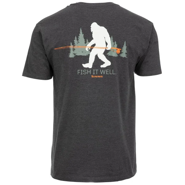Camiseta Simms Sasquatch charcoal heather