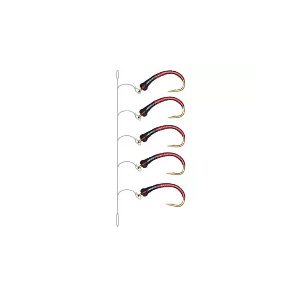Camolera Corégono GLITTER REDBLACK BEAD