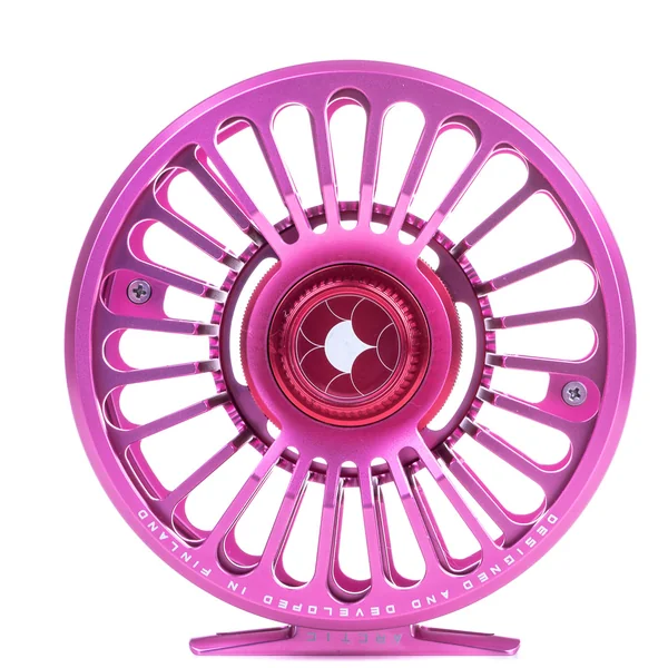 Carrete de mosca Alfa Arctic magenta