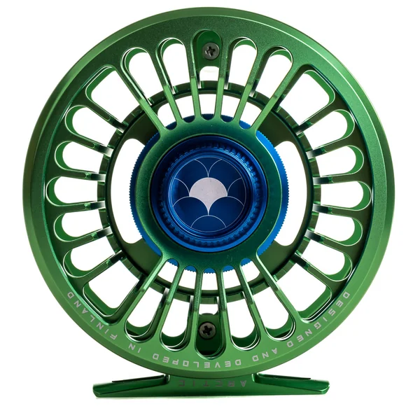 Carrete de mosca Alfa Arctic verde lima
