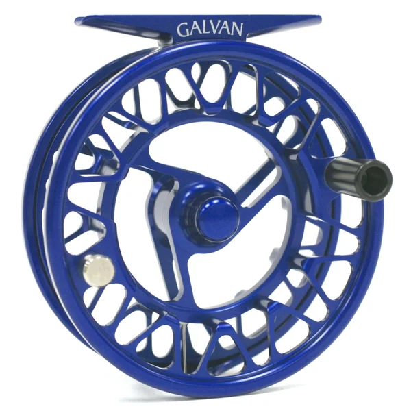 Carrete de mosca Galvan Brookie azul