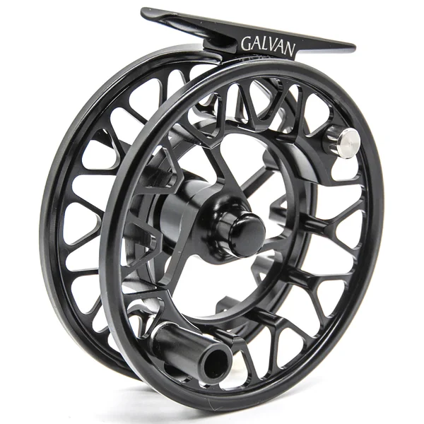 Carrete de mosca Galvan Brookie black