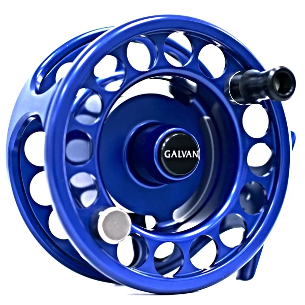 Carrete de mosca Galvan Rush Lite azul
