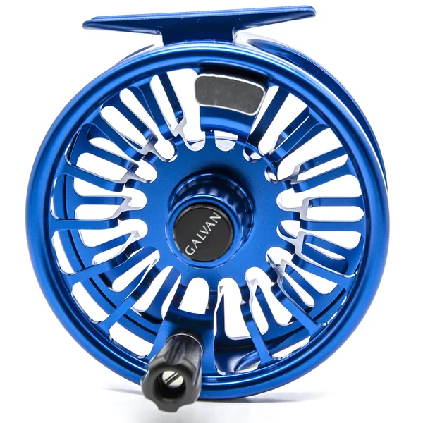 Carrete de mosca Galvan Torque azul