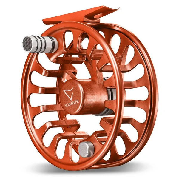 Carrete de mosca Vosseler Air Two naranja