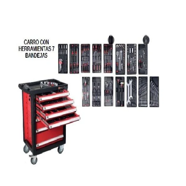 CARRO DE HERRAMIENTAS 7 BANDEJAS COMPLET