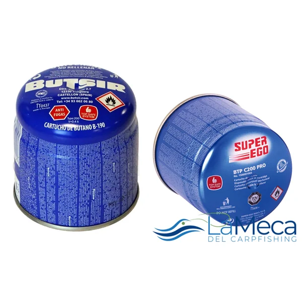 CARTUCHO GAS 190 G CON VALVULA
