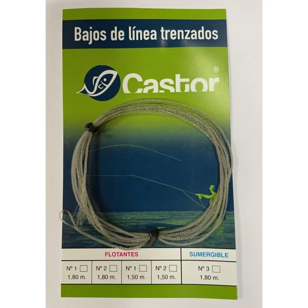 castor Bajo de linea trenzado