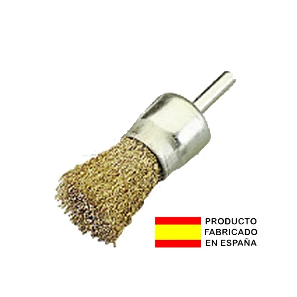 CEPILLO BROCHA DE ALAMBRE CON ESPIGA