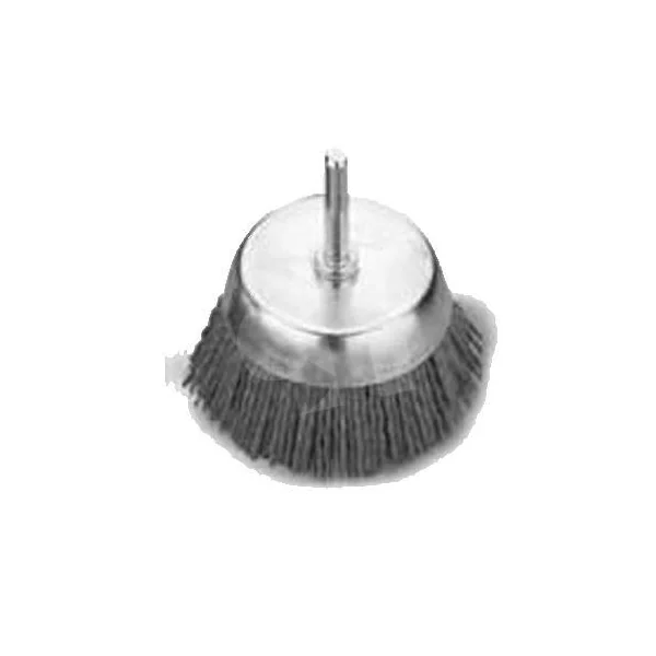 CEPILLO TAZA NYLON CON ESPIGA DE 75MM