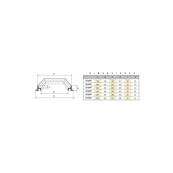 Cerco peatonal 200x200 ST20PP - Imagen 3