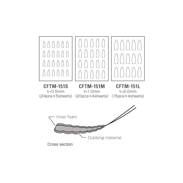 C&F Design CFTM-151 Extend Body Espuma Interior