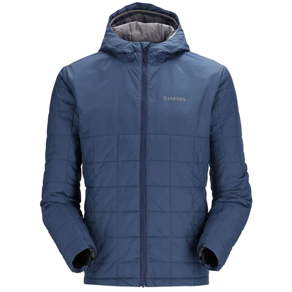 Chaqueta con capucha Simms Fall Run Hoody azul marino