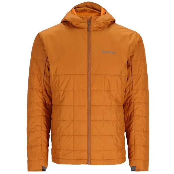 Chaqueta con capucha Simms Fall Run Hoody castaña