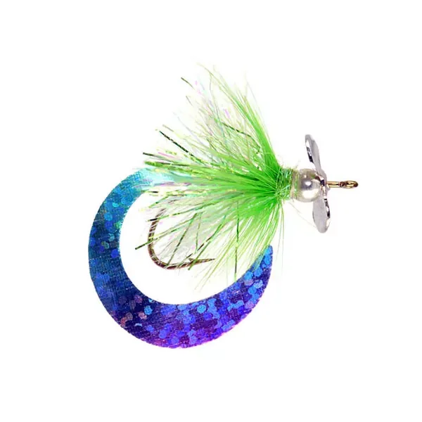 Chartreuse Wiggle Tail Monster streamer lago