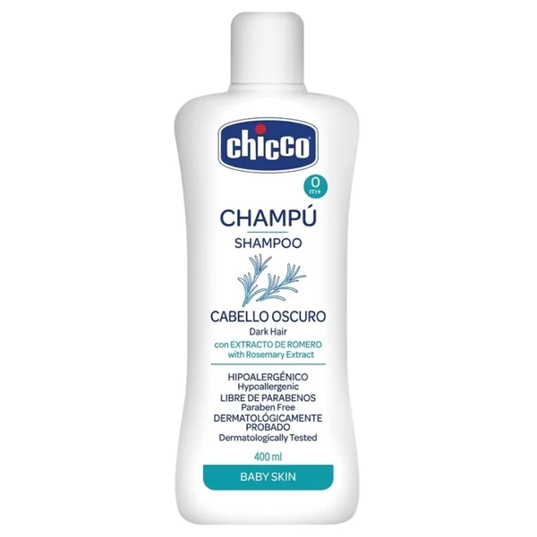 Chicco Shampoo Cabello Oscuro con Extracto de Romero 400ml