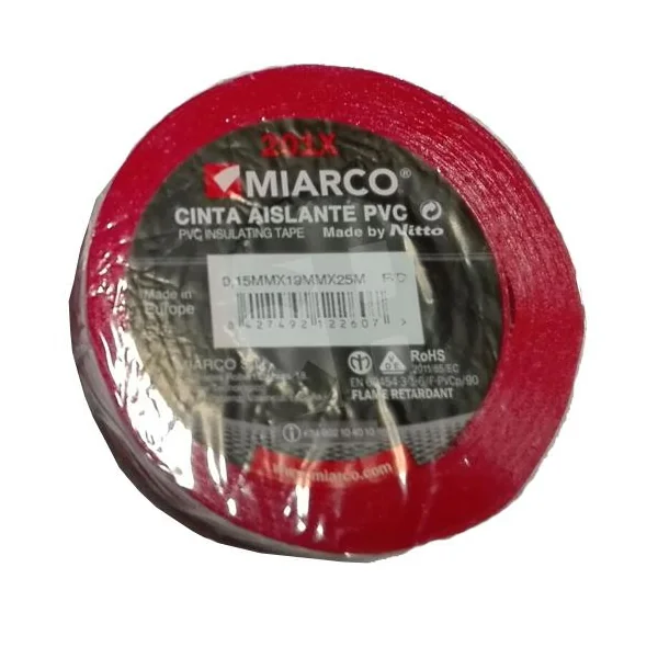 CINTA AISLANTE 25X19 ROJA