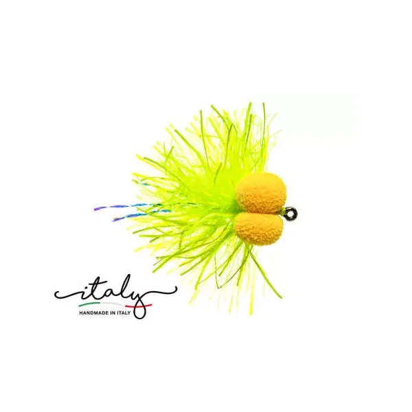 Clown Boobie Chartreuse mosca lago - Imagen 2