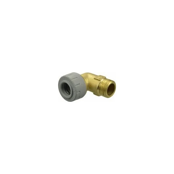 Codo 90º Macho polibutileno 22 x 3/4"