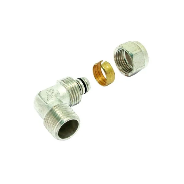 Codo compresión multicapa Macho 25 x 3/4"