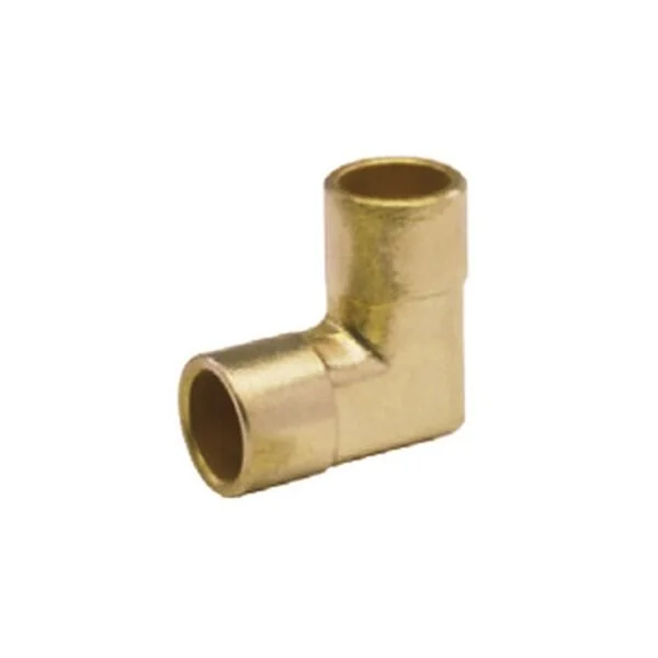 Codo gas soldar 10mm latón