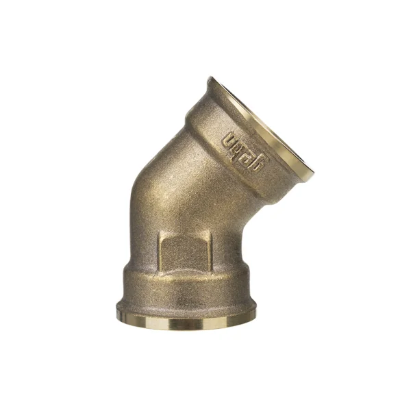 Codo latón 45º hembra hembra 1/2"