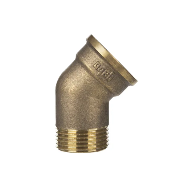 Codo latón 45º macho hembra 3/4"
