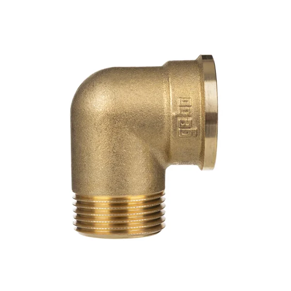 Codo latón macho hembra 1/4"