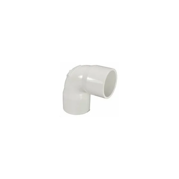 Codo pvc blanco hh 40 - 87º