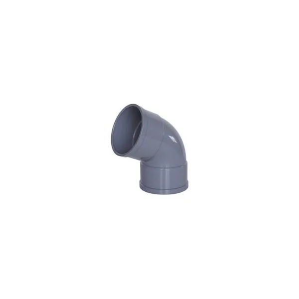 Codo pvc hh 125-67º