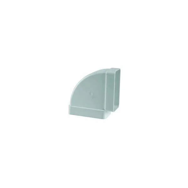 Codo rectangular horizontal PVC 150x75 90º