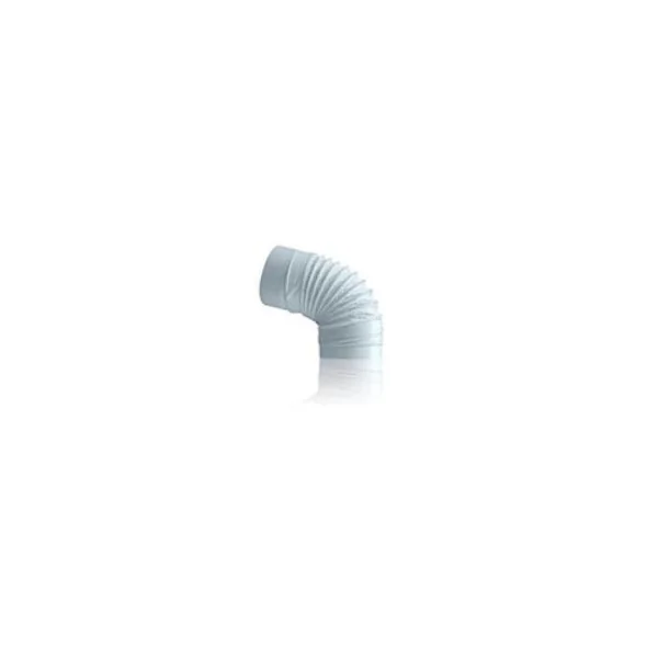 Codo redondo flexible 100Ø PVC
