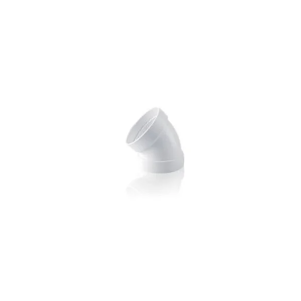 Codo redondo PVC 45º 150Ø