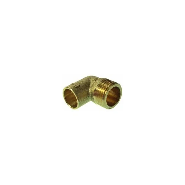 Codo rosca macho 90º cobre 18 - 1/2"