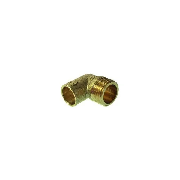 Codo rosca macho 90º cobre 22 - 1/2"
