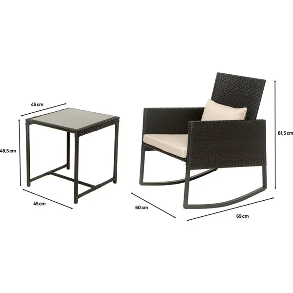 Conjunto de jardín "Garden" - Negro - Imagen 3