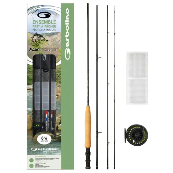Conjunto Pesca a Mosca Garbolino 9´0#5-6