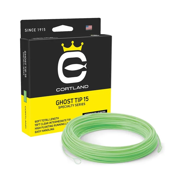 Cortland Ghost Tip 15' Línea de mosca