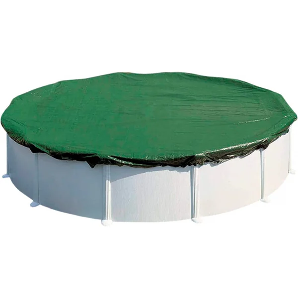 Cubierta de invierno para piscinas ovaladas – 7,30 x 3,75 m – Verde
