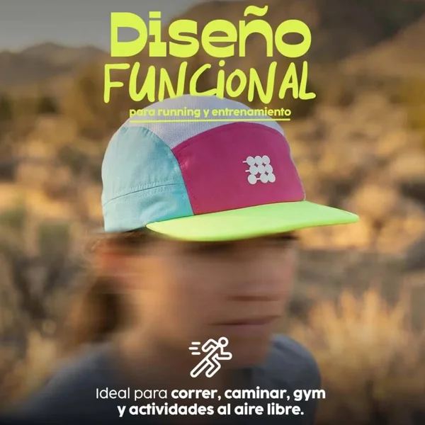 Cubitt Gorra Running Caps Neon - Imagen 6