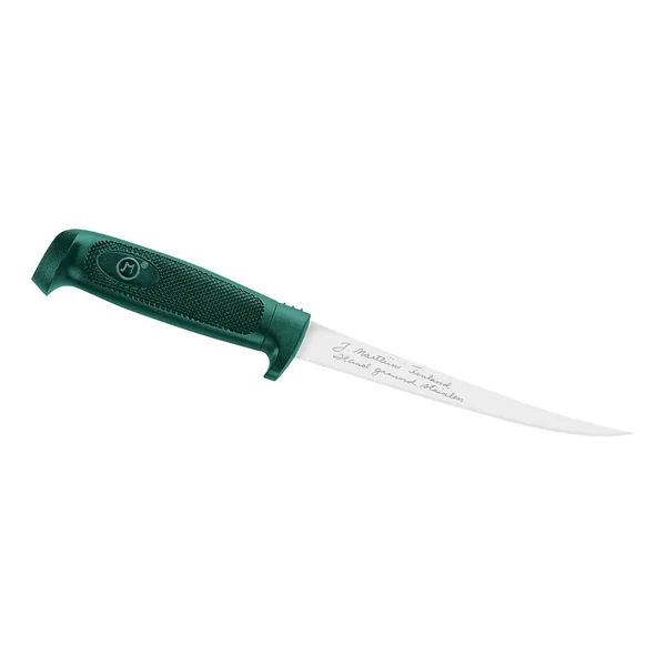 Cuchillo fileteador finlandés Marttiini Basic verde