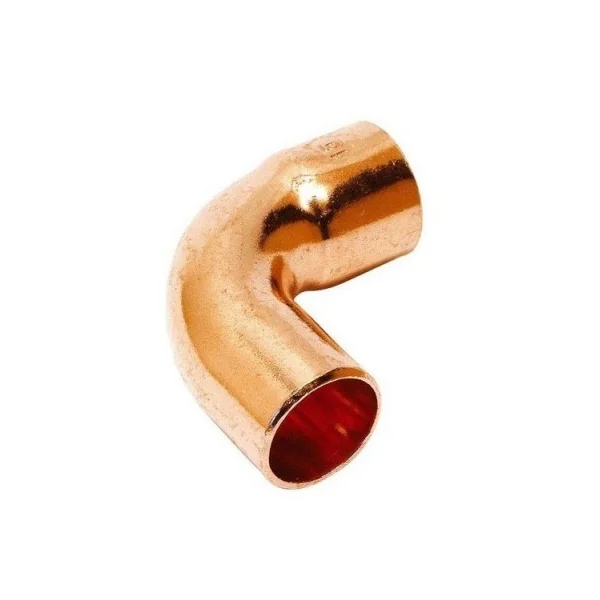 Curva cobre 90º macho - hembra 10mm.