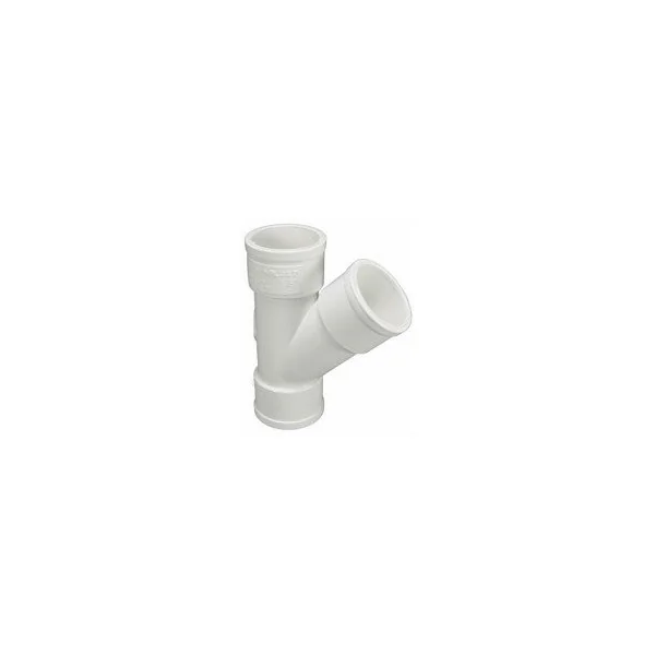 Derivacion pvc hh32-45º blanco