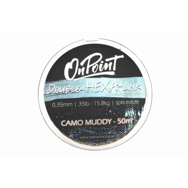 Double HEXA-link - 35lb 0,35mm - On Point Camo Muddy 50m