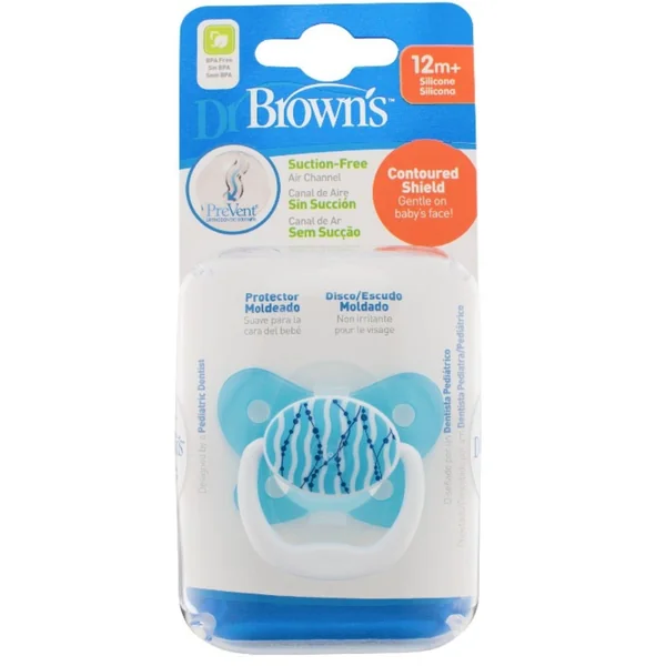 Dr.Browns Chupón Prevent De Silicona Para Niños 12m+