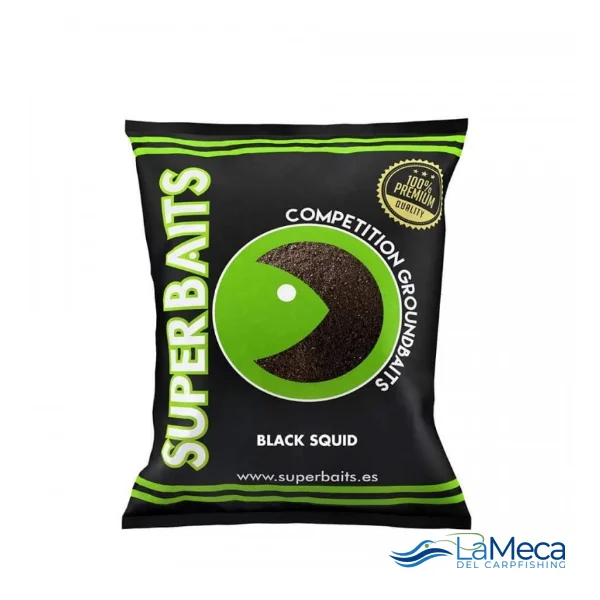 ENGODO SUPERBAITS BLACK SQUID 1 KG