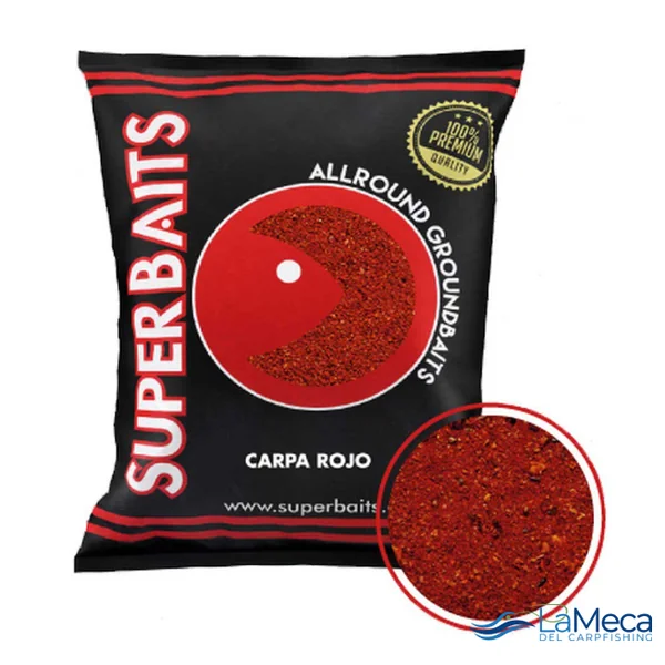 ENGODO SUPERBAITS CARPA ROJO 1KG